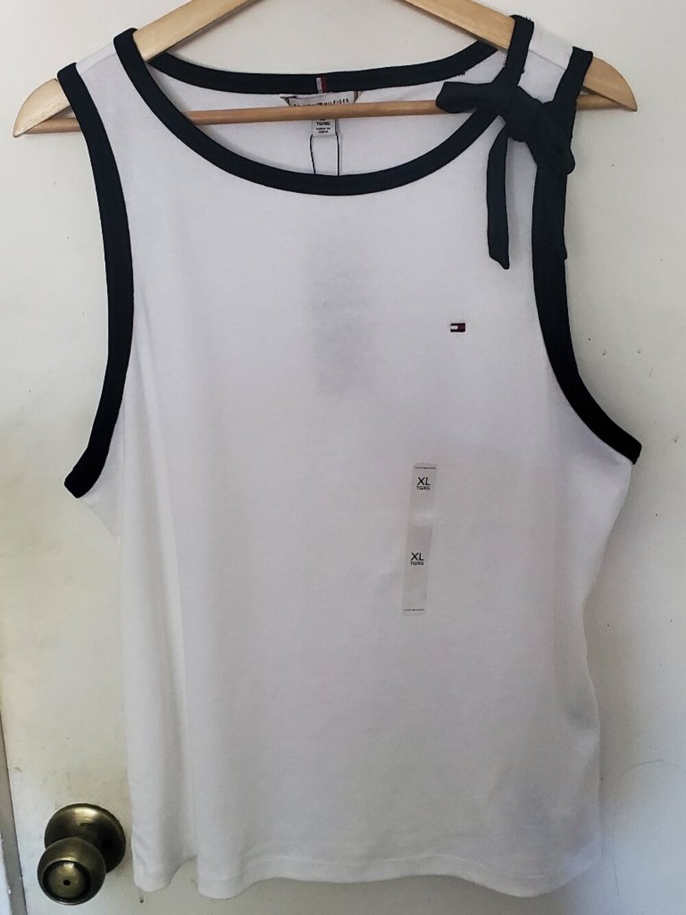 Tommy Hilfiger Bow Detail Tank Top Women's Size XL